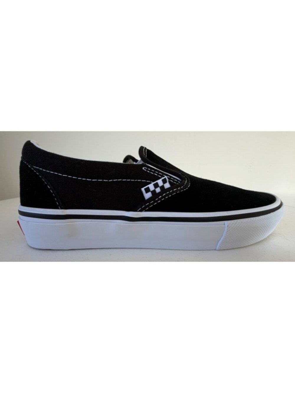 Vans Skate Classic Slip On PopCush Black White Sneakers Men's 5.5 Streetwear NEW - Picture 12 of 12